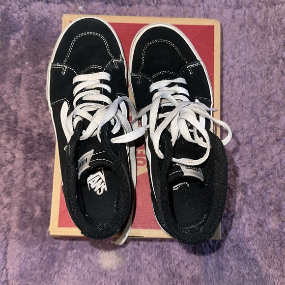 Vans Filmore Hi High Top Black/ White Sneakers Size 5 Unisex - Picture 5 of 16